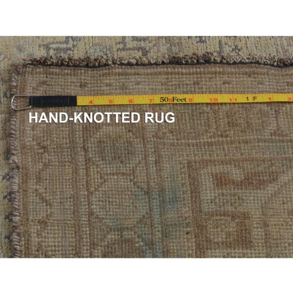 5'4"x8'2" Distressed Colors Vintage And Worn Down Persian Qashqai Pure Wool Oriental Rug  - 57219 - Image 8