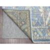 2'6"x19' Blue Angora Oushak With Soft And Vibrant Wool Hand Knotted Oriental XL Runner Rug  - 67032 - Image 3