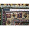 2'2"x2'10" Green Afghan Ersari with Geometric Design, Natural Dyes, Hand Knotted, Ghazni Wool Oriental Rug  - 71311 - Image 7