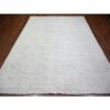 8'x9'7" Ivory, Natural Wool Hand Knotted, White Wash Peshawar, Oriental Rug  - 73110 - Image 4