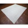 8'x9'7" Ivory, Natural Wool Hand Knotted, White Wash Peshawar, Oriental Rug  - 73110 - Image 5