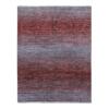 8'x9'10" Red Chiaroscuro Collection, Hand Knotted, Extra Soft Wool, Oriental Rug  - 79188