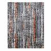 8'x10'1" Deep Space Gray, Dense Weave Persian Knot, Natural Wool Hand Knotted, Abstract Design, Oriental Rug  - 83068