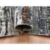 8'x10'1" Deep Space Gray, Dense Weave Persian Knot, Natural Wool Hand Knotted, Abstract Design, Oriental Rug  - 83068 - Image 7