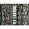 8'x10'1" Deep Space Gray, Dense Weave Persian Knot, Natural Wool Hand Knotted, Abstract Design, Oriental Rug  - 83068 - Image 9