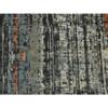 8'x10'1" Deep Space Gray, Dense Weave Persian Knot, Natural Wool Hand Knotted, Abstract Design, Oriental Rug  - 83068 - Image 10